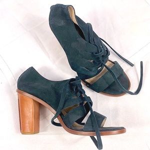 Frye Sofia Boho Suede High Heel Sandals